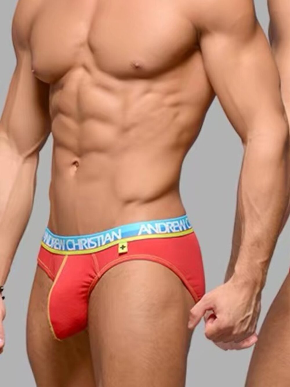 Andrew Christian Vintage Briefs Large Red NEW